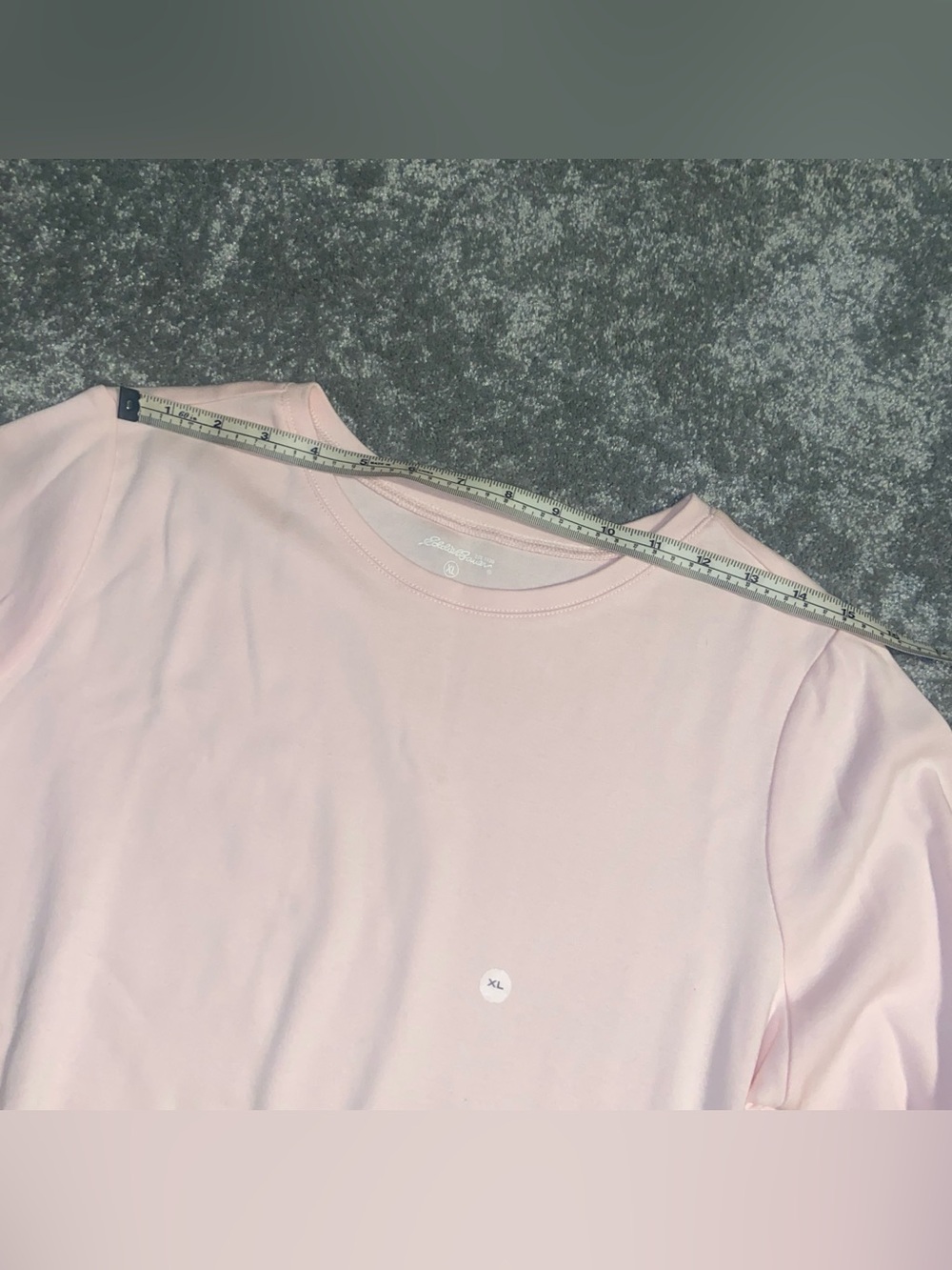 NWT Eddie Bauer Women's Long Sleeve Light Pink T-Shirt ladies XL - Picture 9 of 13